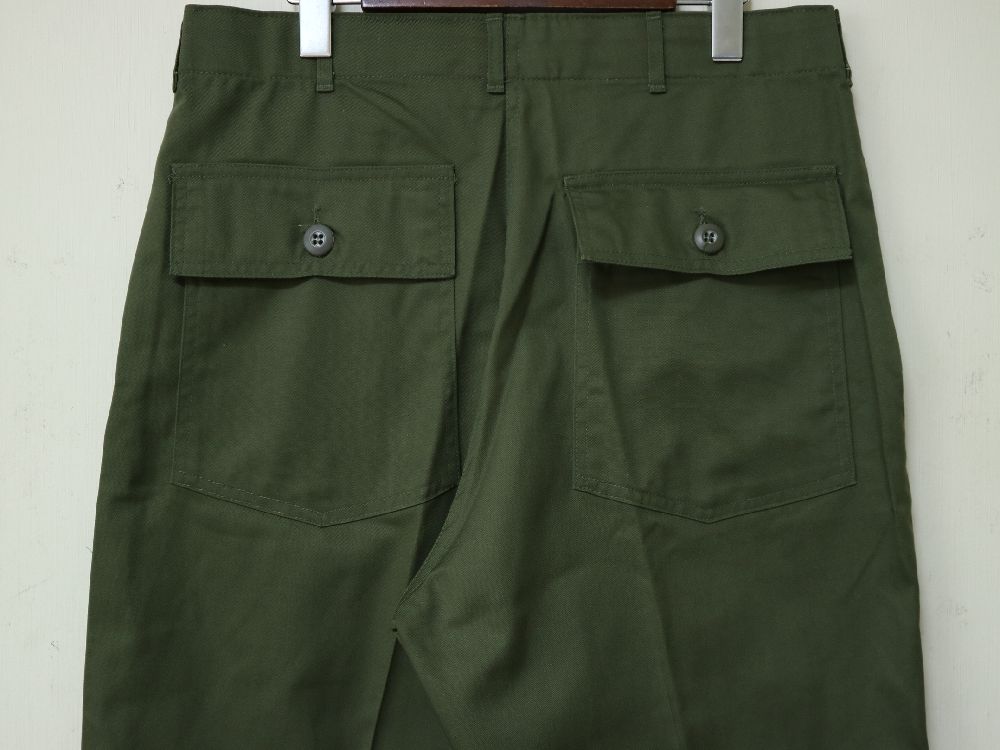 デッドストック 1982年 米軍 実物 OG-507 US ARMY UTILITY TROUSERS ベイカー パンツ W34 ( 実寸 W33 )  L29 ビンテージ ミリタリー