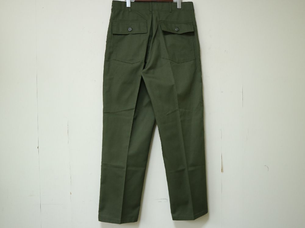 80s USARMY 米軍 UTILITY W34 ベイカーパンツ OG507-