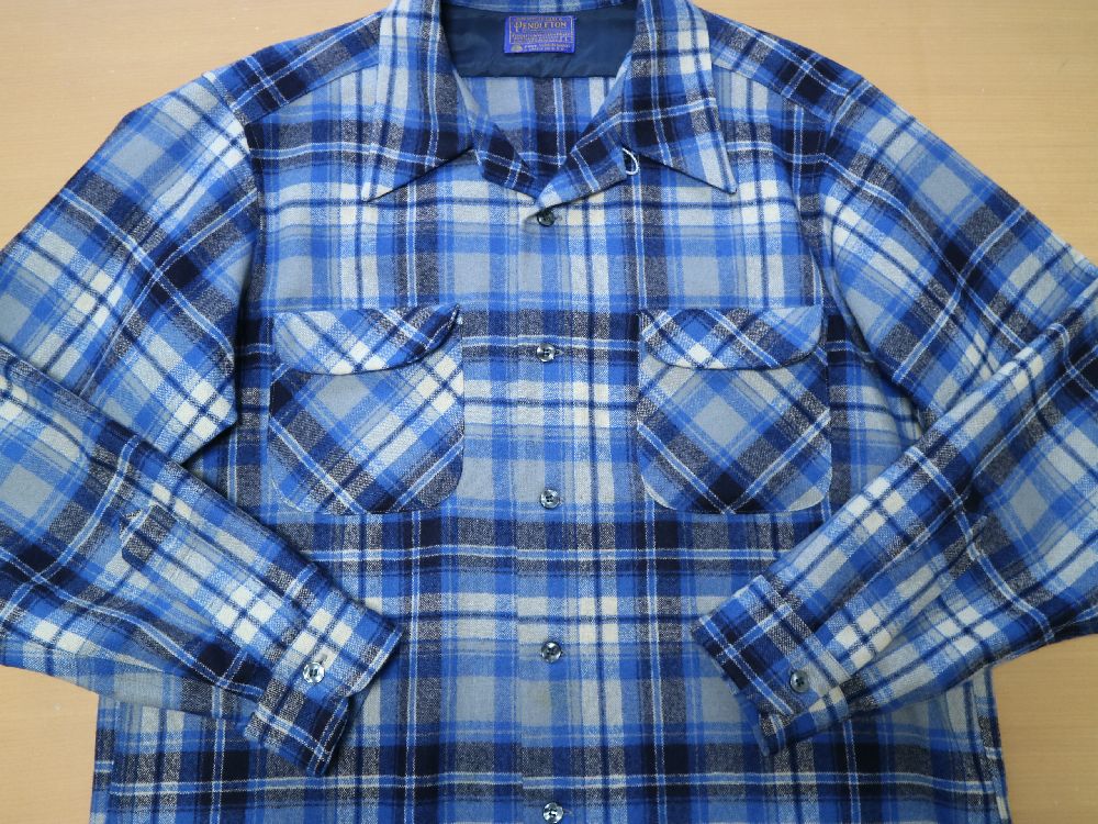 すけすに長袖シャツデッドストック 60s 70s USA製 PENDLETON ウール シャツ