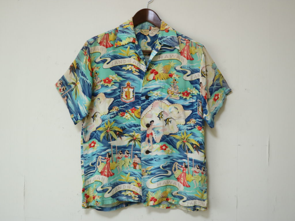 40s hawaiian aloha ビンテージ アロハシャツ