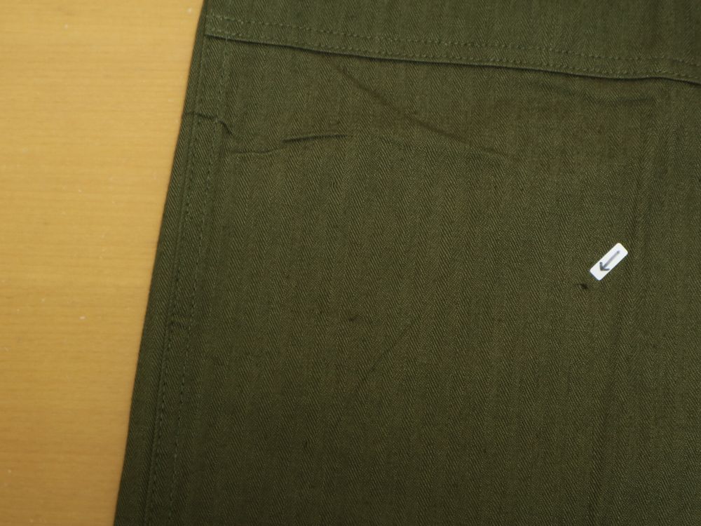デッドストック 40s 50s 米軍 実物 M-47 HBT ヘリンボーン ツイル 