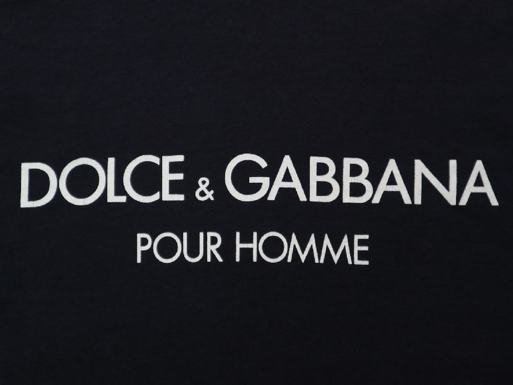 90s 00s DOLCE ＆ GABBANA Parfum POUR HOMME ビンテージ プロモ Ｔ