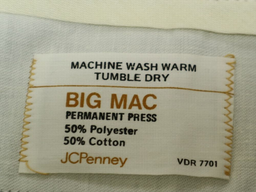 70's JCPenney BIG MAC PERMANENT ワークパンツ/