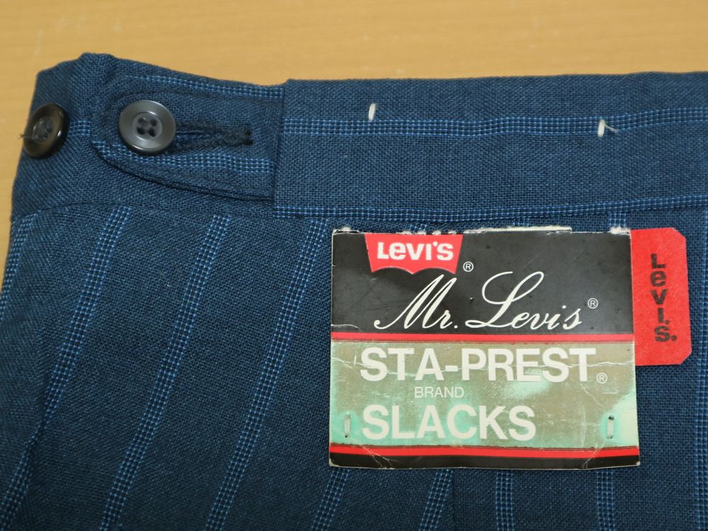 デッドストック 70s Levi's Sta-Prest Slacks ビンテージ リーバイス スタプレスト スタプレ テーパード スラックス W30  L28 *