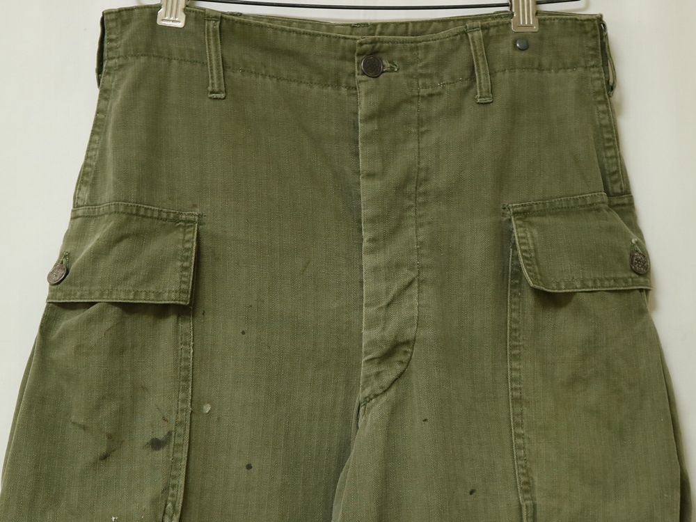 メーカー純正品[充電不要 1年保証] U.S.ARMY 40s M43 HBT パンツ