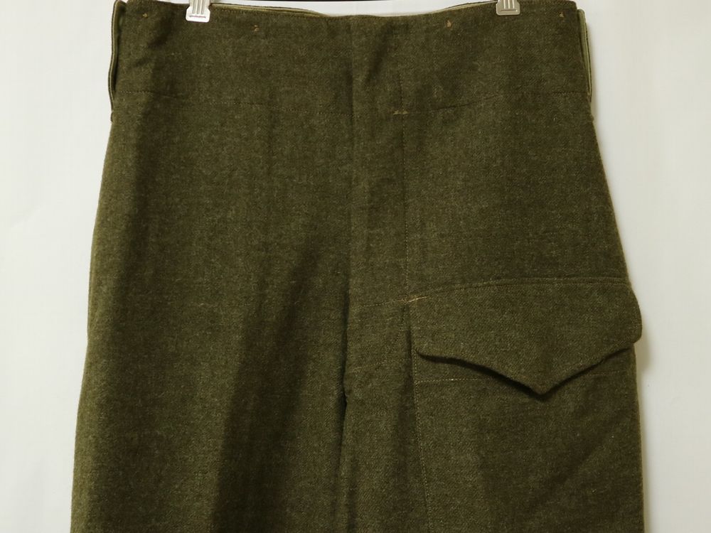 メタル ドーナツボタン! 1952年 カナダ軍 TROUSERS BATTLEDRESS 50s