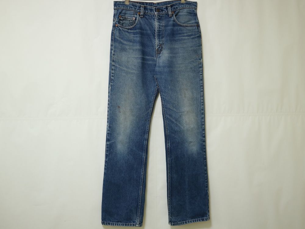 良い ヒゲ 色落ち! USA製 1988年 80s LEVI'S 517-0217 赤タブ