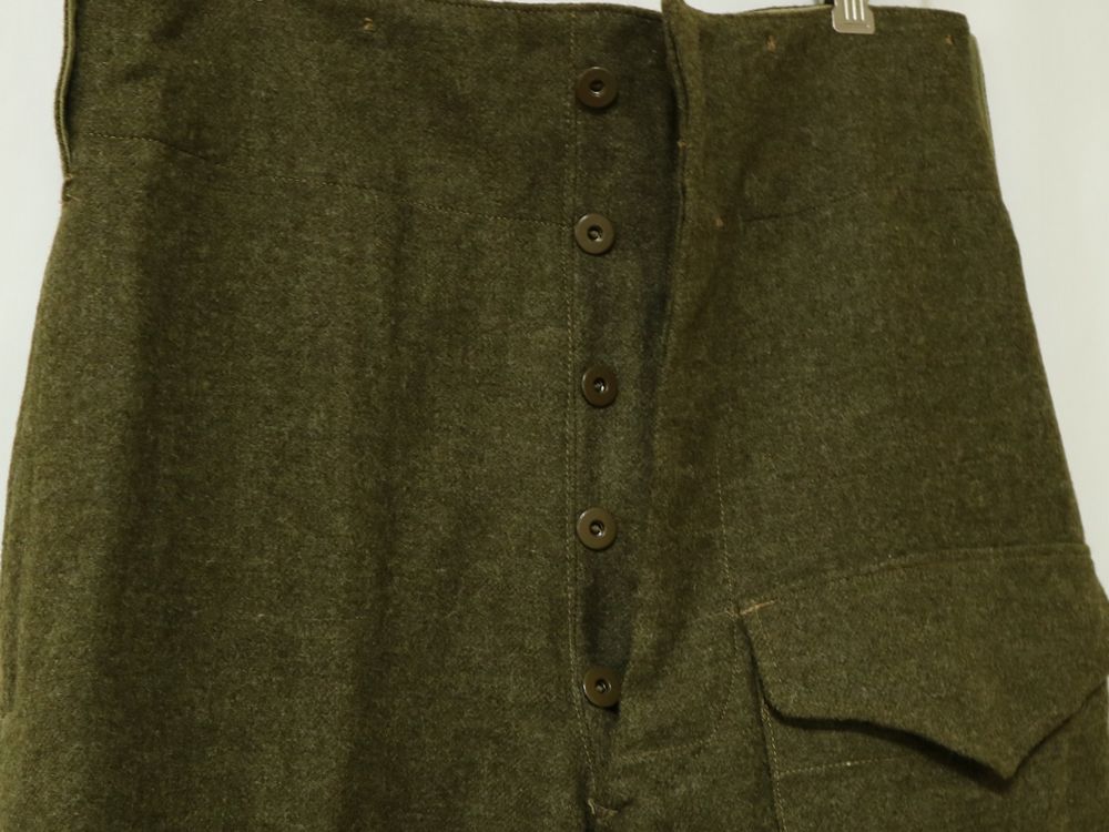 メタル ドーナツボタン! 1952年 カナダ軍 TROUSERS