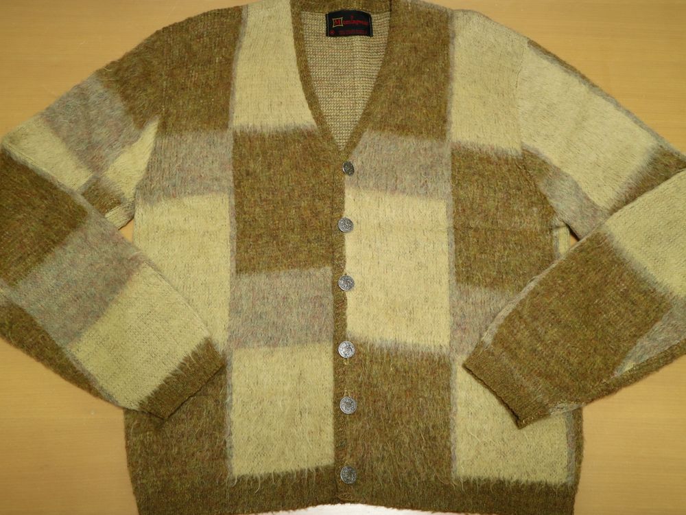 １着でも送料無料】 mohair カーディガン 60s モヘア vintage 古着 毛 