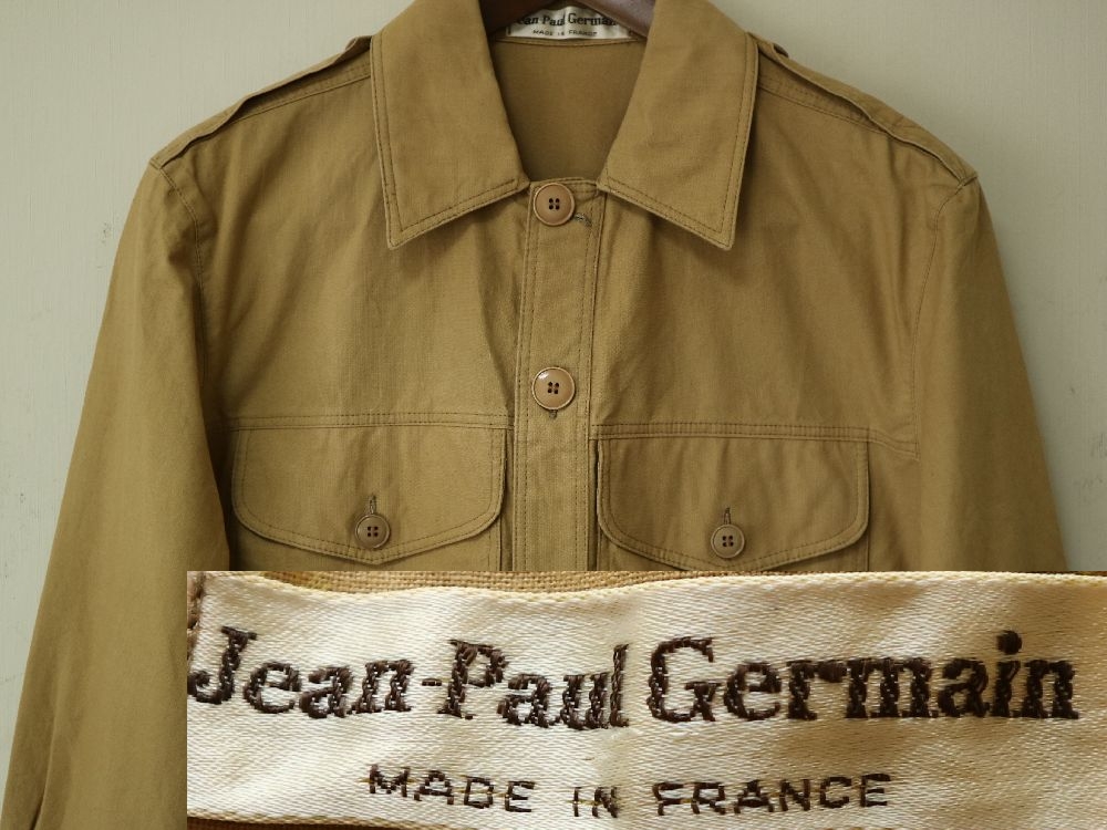 デッドストック フランス製 1960's～70's Jean Paul Germain ビンテージ ミリタリー シャツ ジャケット メンズ //