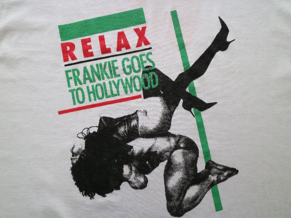 デッドストック 1983年 FRANKIE GOES TO HOLLYWOOD - RELAX ビンテージ 80s Tシャツ SIZE L //