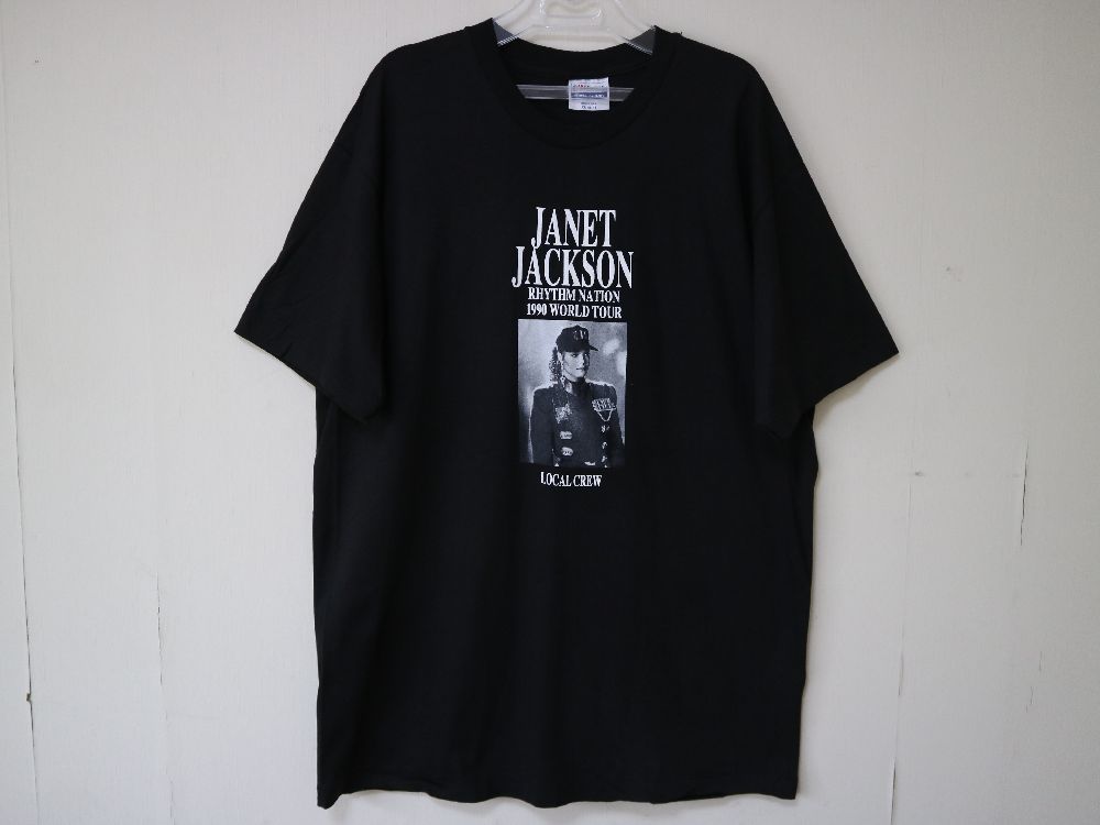janet jackson ジャネットジャクソン 1990 Tシャツ 【返品交換不可 ...