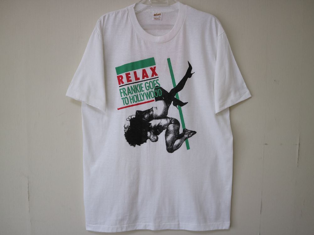 デッドストック 1983年 FRANKIE GOES TO HOLLYWOOD - RELAX ビンテージ 80s Tシャツ SIZE L //