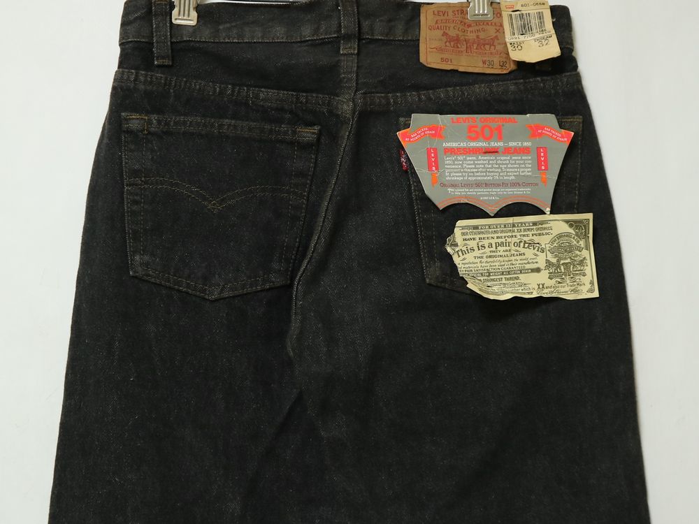 リーバイス80s LEVI'S 501 先染め初期0658 USA製 ブラック