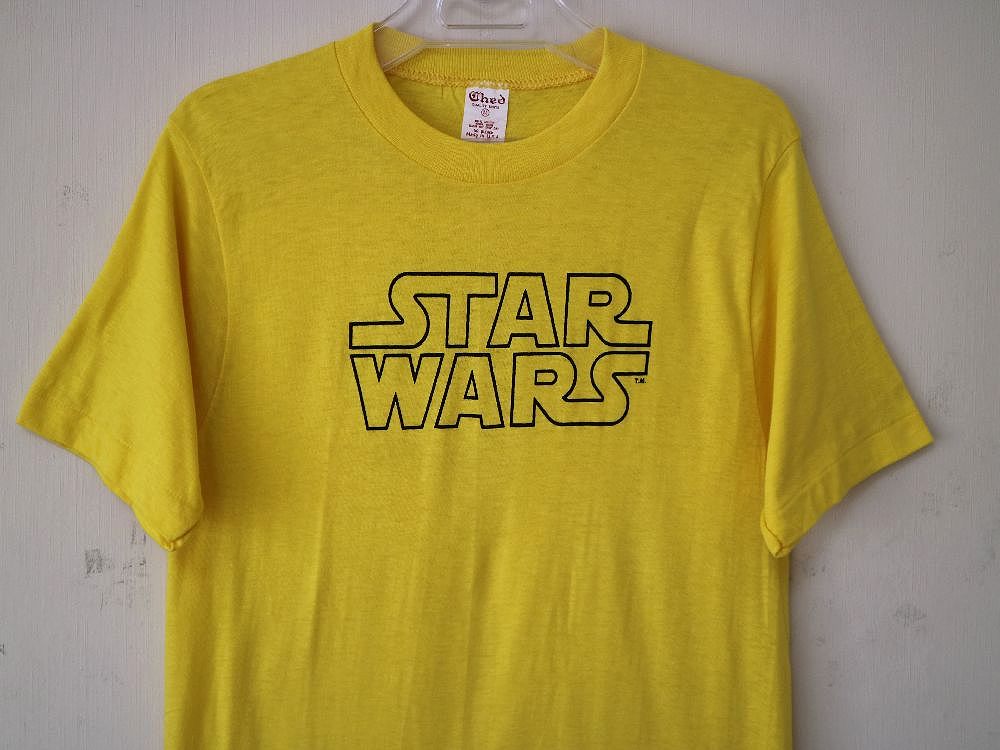 最古種 1977年 ! Star Wars Episode IV 正規品 USA製 デッドストック ビンテージ Tシャツ M スターウォーズ -  エピソード4 //
