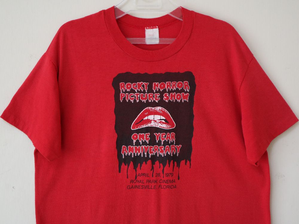 レア! 1979年製 THE ROCKY HORROR PICTURE SHOW ONE YEAR ANNIVERSARY USA製 XL Tシャツ  ザ ロッキー ホラー ピクチャー ショー //