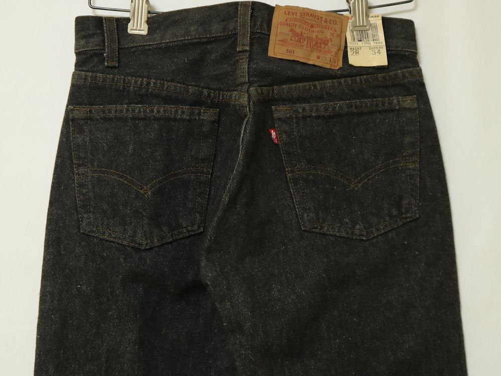 USA製 Levi's リーバイス 501 先染め ブラック W28L34コンディション