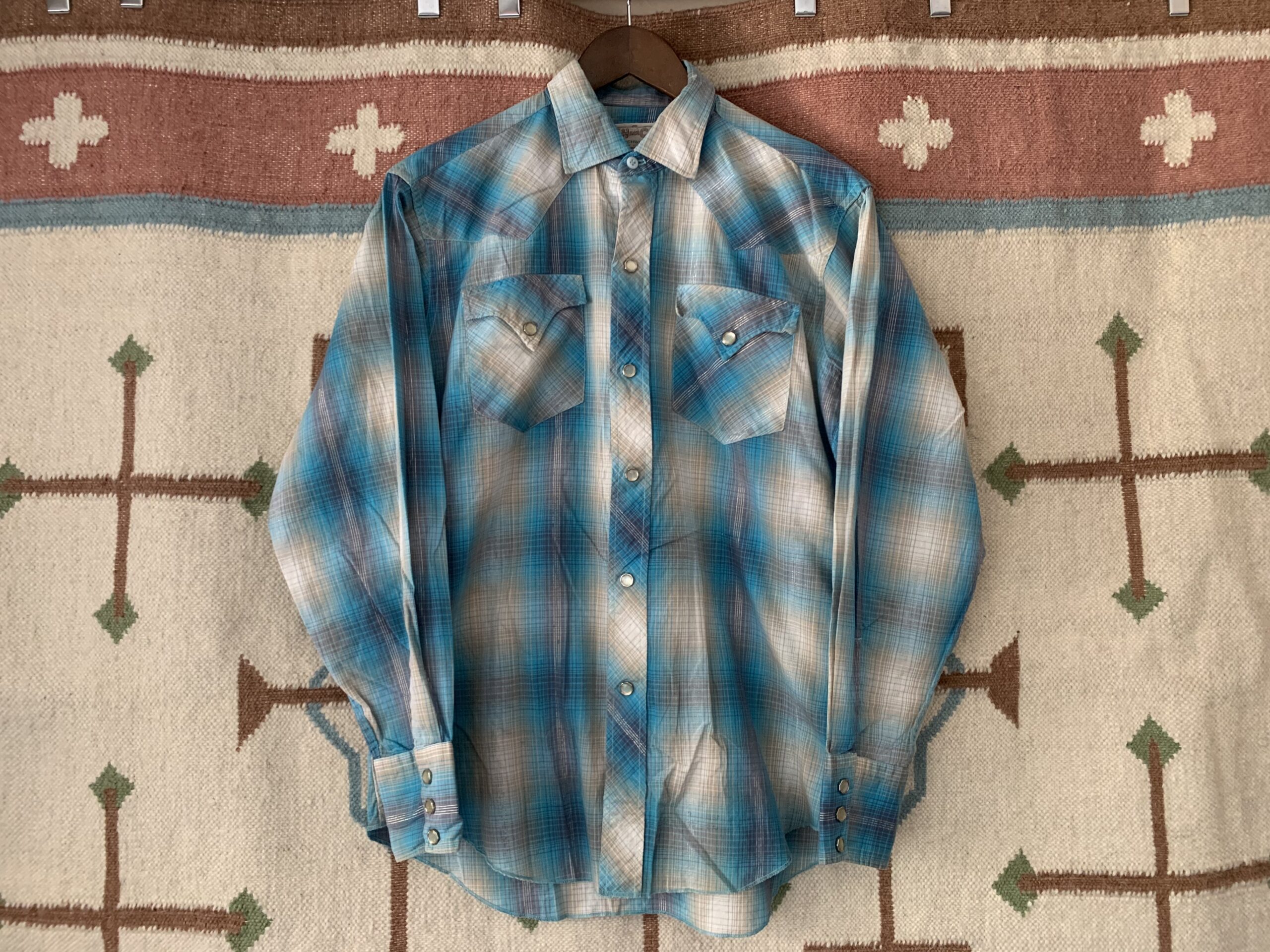 60s H BAR C RANCHWEAR ビンテージ オンブレ シャドー チェック柄