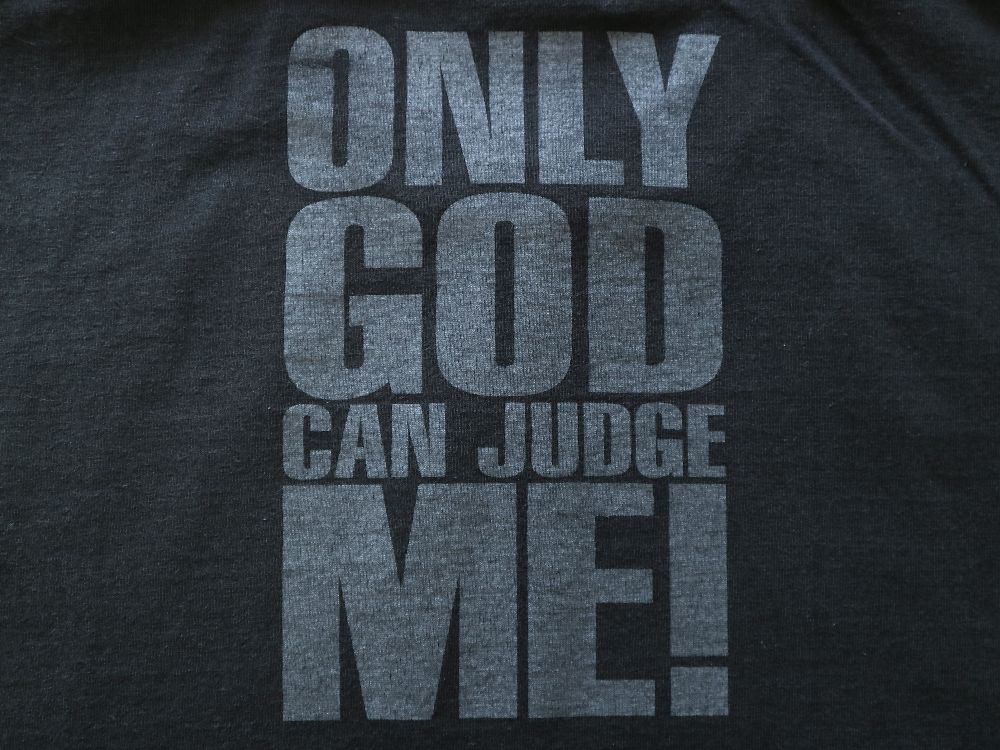 USA製 1996年 2PAC Tupac Only God Can Judge Me ビンテージ Tシャツ US-XLサイズ //