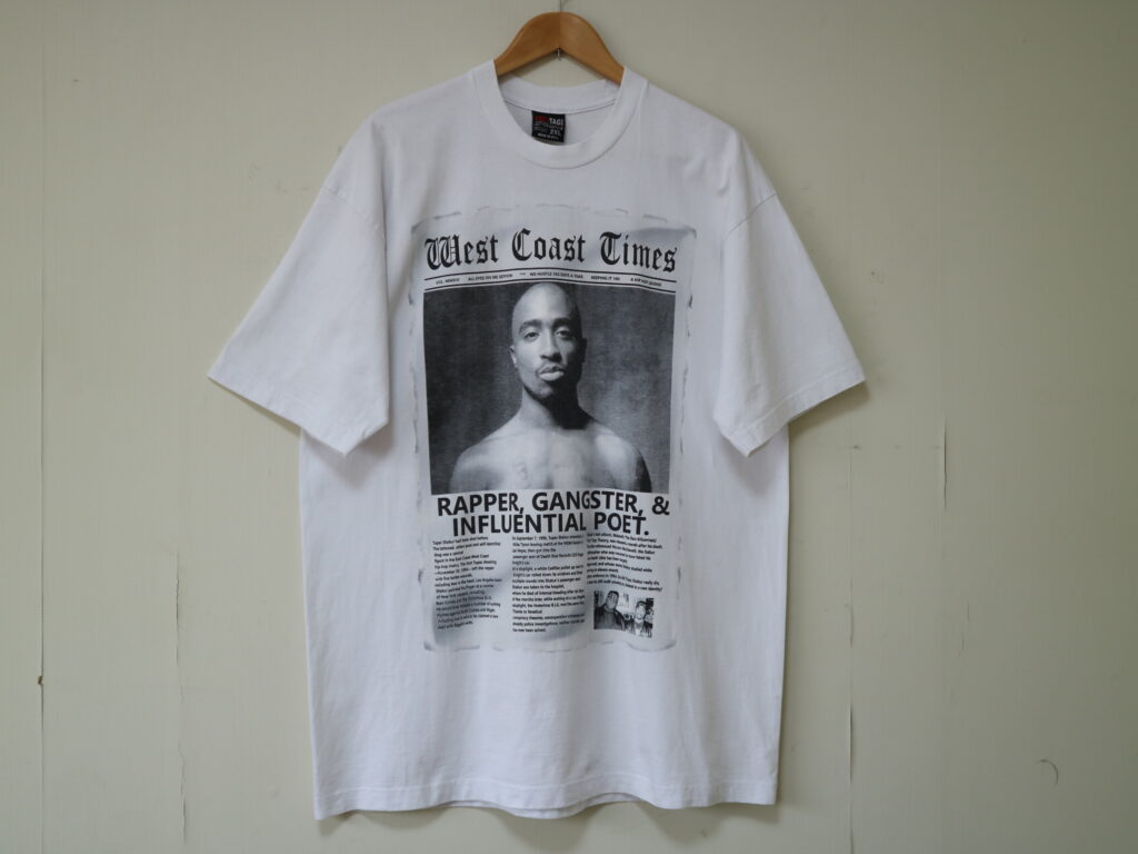 USA製 size 2XL XXL ビンテージ 90's 2pac Notorious BIG rap Tシャツ 