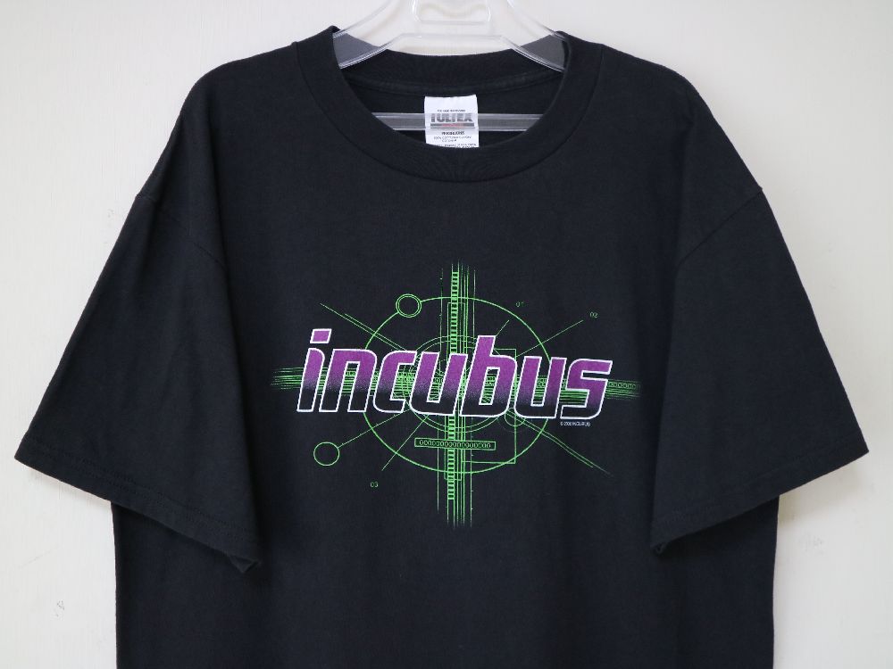 USA製生地 2000年 Incubus アルバム Make Yourself - Pardon Me ビンテージ インキュバス Tシャツ 黒  US-Lサイズ //
