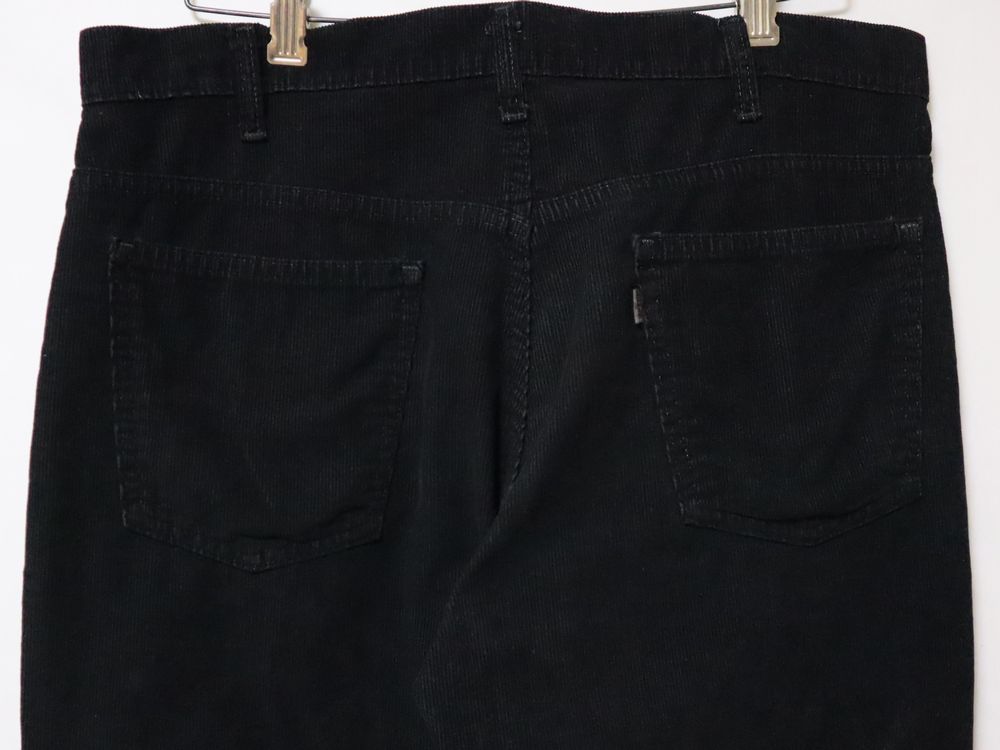 usa製 80s Levi's 519 コーデュロイ パンツ TALON 黒 ブラック 真っ黒 