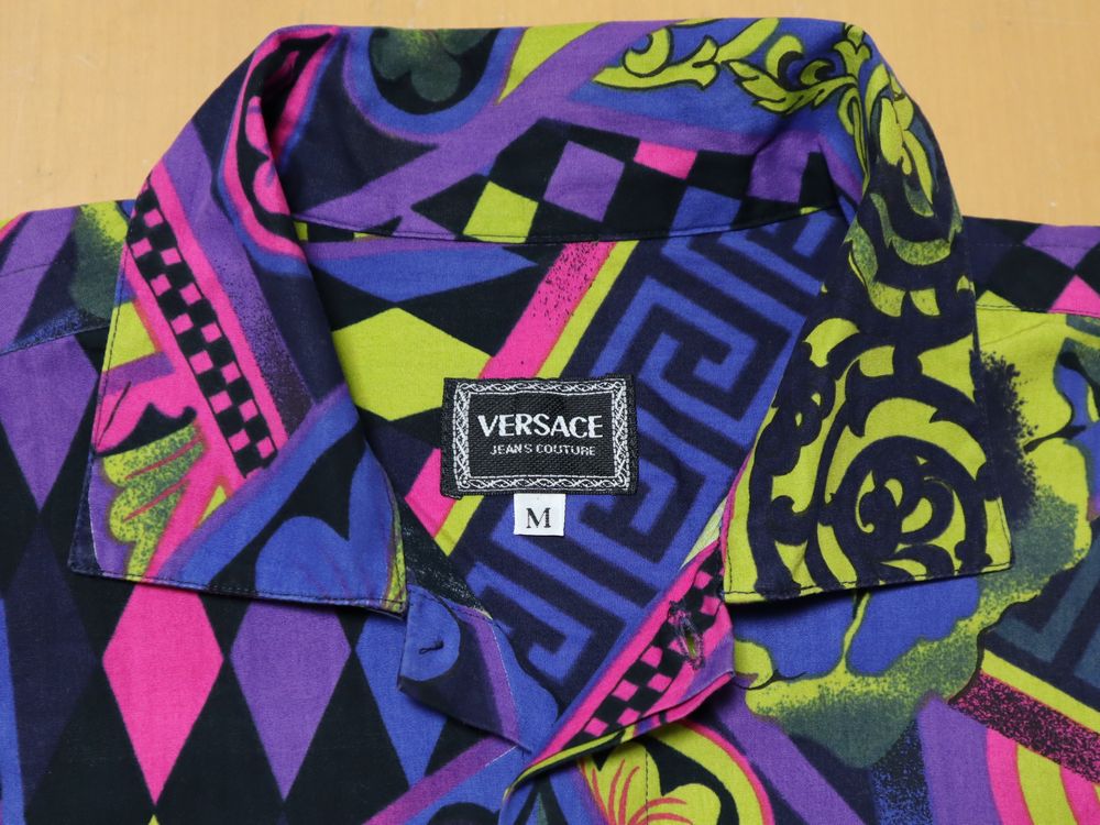 VERSACE JEANS COUTURE オールド イタリア製 グラデシャツ